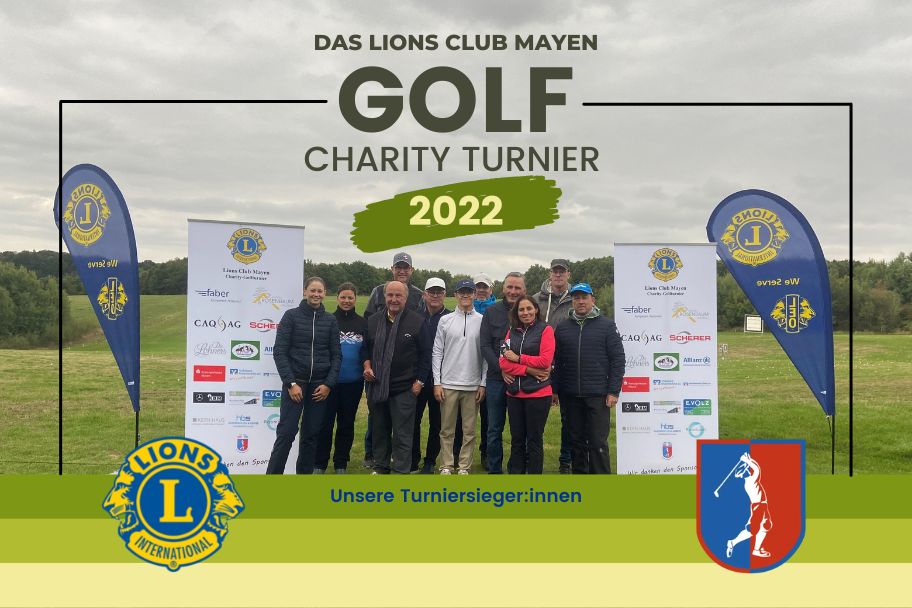 Sieger:innen des Lions Charity Golfturnier vom 18. September 2022 im Golfclub Cochem/Mosel e.V.